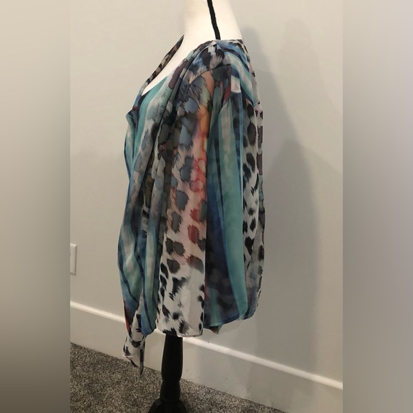 Bebe Semi Sheer Shell - Picture 2 of 4